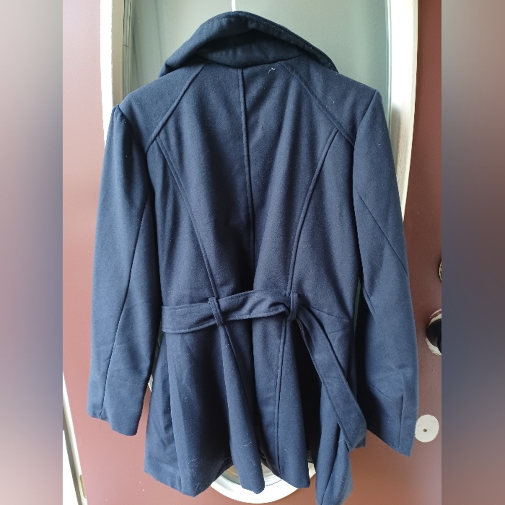 Navy blue winter coat